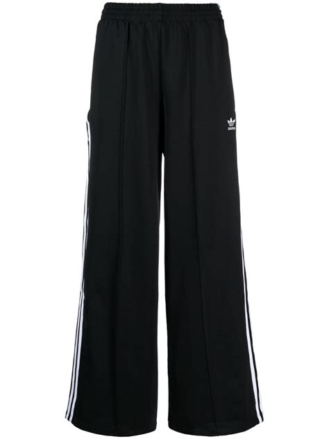 adidas originals fakten wide leg track bottoms